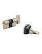 Thirard Κύλινδρος Κλειδαριάς Ασφαλείας 60mm (30-30) με Πόμολο και 5 Κλειδιά