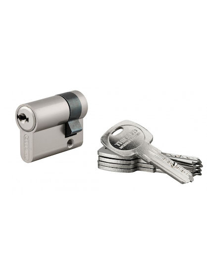 Thirard Zylinderschloss Sicherheits Halb 40mm (30-10) mit 5 Schlüssel