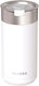 Quokka Glas Thermosflasche Rostfreier Stahl 400ml White