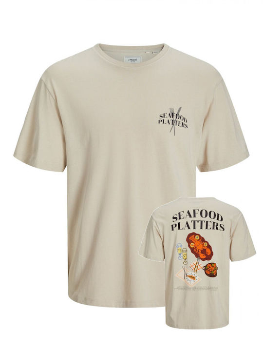 Projekt Produkt T-shirt Εκρου
