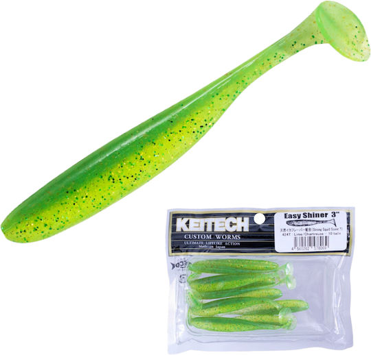 Keitech Easy Shiner Τεχνητό Δόλωμα 7.6εκ. Lime Chartreuse