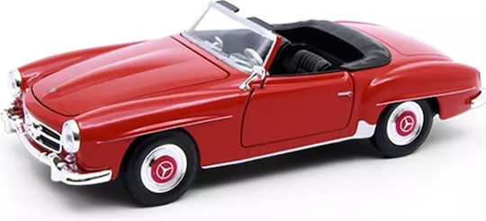 1/24 Mercedes Benz 190sl Cabriolet W121 1955 Red Open Roof
