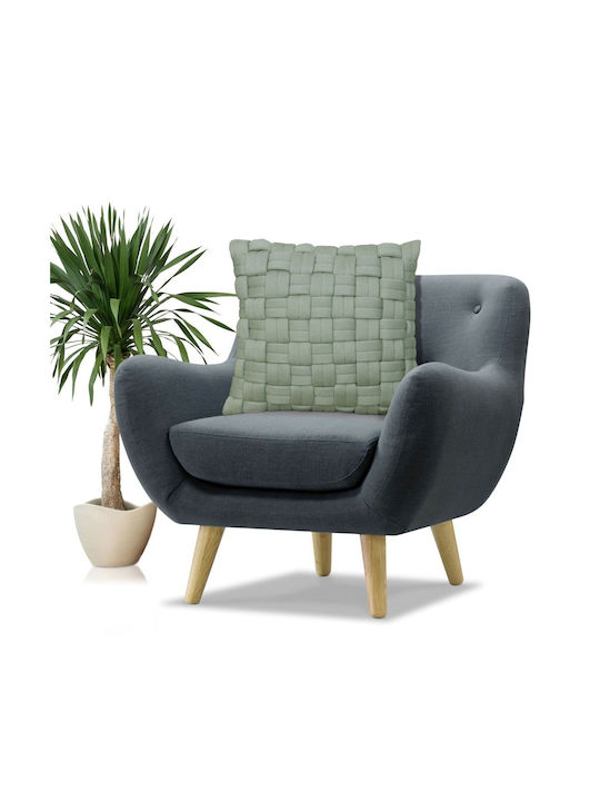 Liolios Home Perna De Canapea Clusp Din 100% Bumbac Mint 50x50cm
