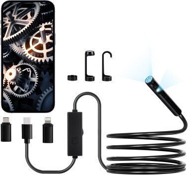 Vevor Endoskopkamera mit Kabel 3m
