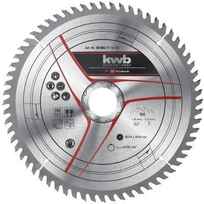 Einhell Δίσκος Κοπής Ξύλου με 64 Δόντια 210mm
