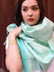 Women's Silk Scarf Turquoise