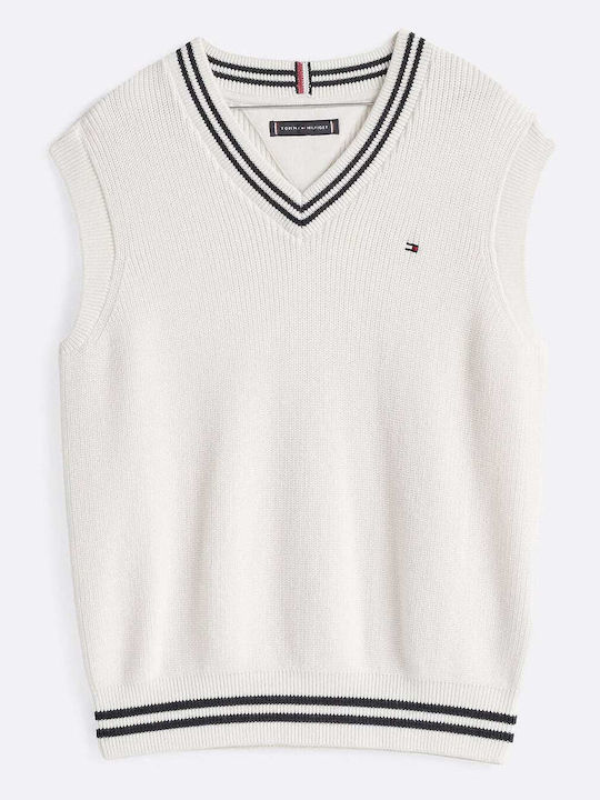 Tommy Hilfiger Παιδική Καζάκα Αμάνικη Εκρού
