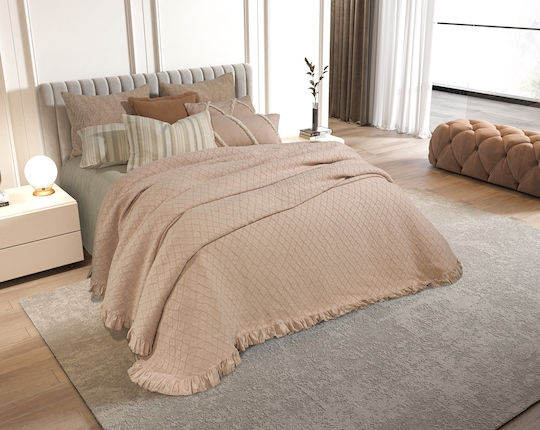 Liolios Home Evelyn Blanket Double 230x260cm Nude