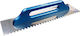Haromac Notched Tile Spatula 10x10 Wooden Handle 500x130mm