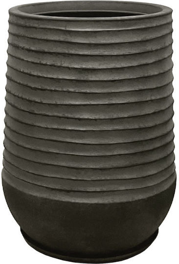 Marhome Саксия Полирезин Черен 53x53x69.5εκ.