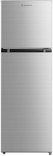 Morris Double Door Refrigerator 266lt Total NoFrost H165.7xW54.5xD66cm Inox T72266ETN