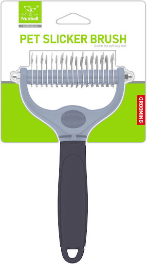 Nunbell Pet Comb Small for Long-Haired Dogs for Coat Grooming