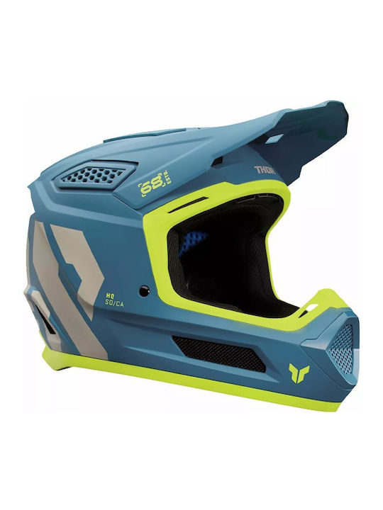 Thor Fleet Forge Blue Κράνος Μηχανής Motocross ...