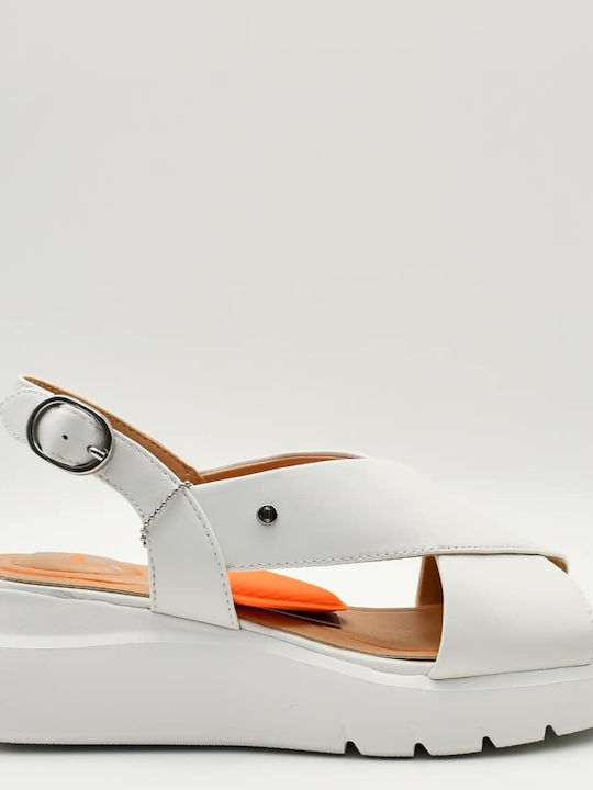 Impronte Shoes Πλατφόρμες White