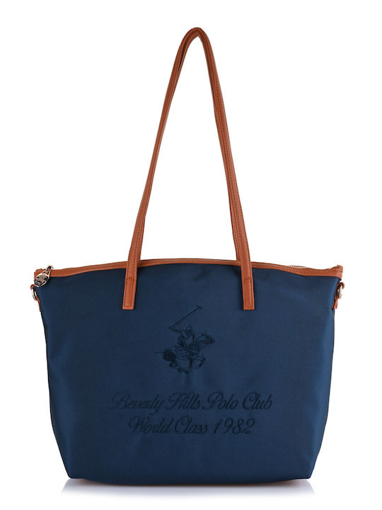 Beverly Hills Polo Club Women's Bag Shoulder Blue BH-4060