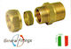 Mechanical Compression Fitting Copper F22x3/4'' Male Brass Italy