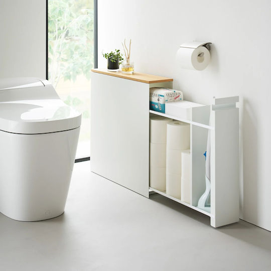 Yamazaki Tower Organizer Metallic White