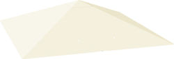 Outsunny Gazebo Cover White 3x3m