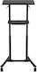 Gembird Mobile Lecture Desk Caster Wheels Black