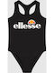 Ellesse Wilima Παιδικό Μαγιό Ολόσωμο Μαυρο