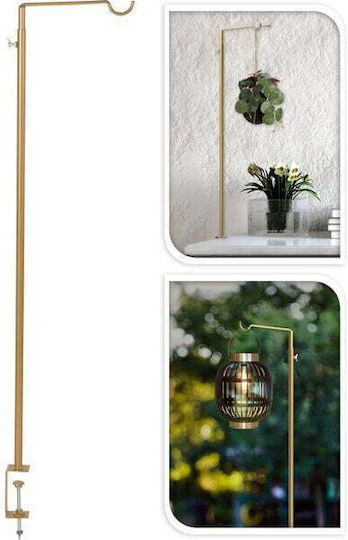 Metal Table Hook Hanger for Decoration 20x90cm Gold