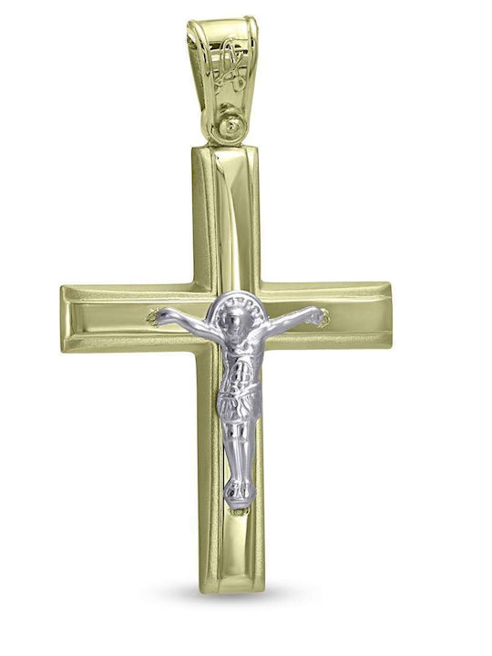 CHrysolithos Men's Gold Cross 9K