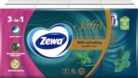 Zewa Taschentcher Softis Menthol 8 Stck | Skroutz Germany