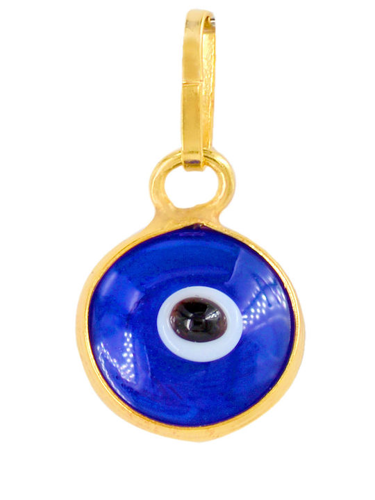 Tasoulis Jewellery Collection Charm Ματάκι από Χρυσό 9Κ