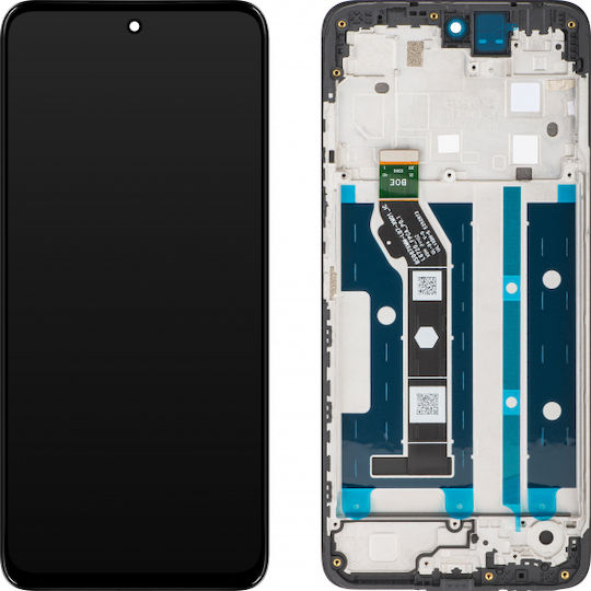 Motorola Οθόνη με Μηχανισμό Αφής για Motorola Moto G15 Power (Μαύρο)