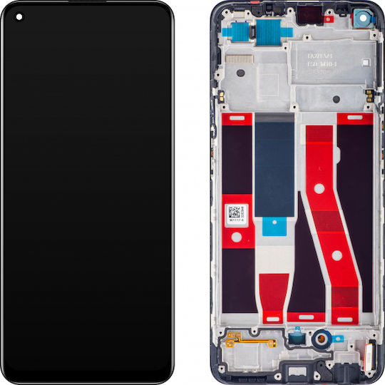 Oppo Οθόνη με Μηχανισμό Αφής για Oppo Reno5 F, A94, F19 Pro, Reno5 Lite (Μαύρο)