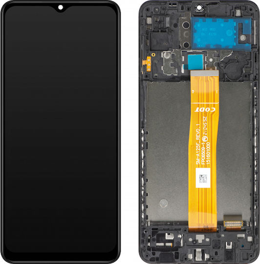 MP Οθόνη με Μηχανισμό Αφής για Samsung Galaxy A12, A12 Nacho (Μαύρο)