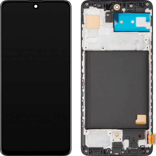 MP O ecran cu Mecanism Tactil pentru Samsung Galaxy A51 A515 (Negru)