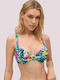 Bikini Σουτιέν C Cup με Ενίσχυση Floral Tropical