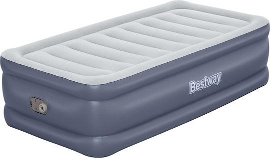 Bestway Aufblasbare Camping-Luftmatratze Einzel mit Integrierter Elektrischer Pumpe 191x97x51cm Blau
