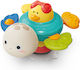 Babyono Baby Aktivitätsspielzeug Fahrzeug Turtle mit Sounds für 6+ Monate
