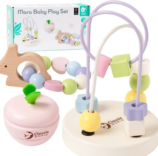 Classic World Baby Toy Mara made of Wood with Sounds for 0++ Months