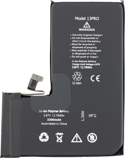 Kompatibler Ersatzakku 3300mAh für Apple iPhone 13 Pro
