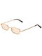 AV Sunglasses Cali Unisex Sunglasses with Beige Metal Frame and Beige Lens 128-BEIGE