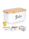 Vilde Lunchbox Bamboo Weiß 15x10cm 1Stück
