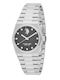 U.S. Polo Assn. Men's Watch Battery with Silver Metal Bracelet
