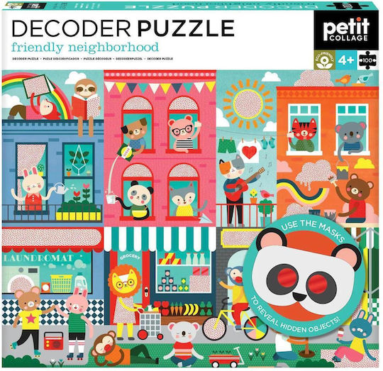 Kinderpuzzle Geheimnis für 4++ Jahre Petit Collage