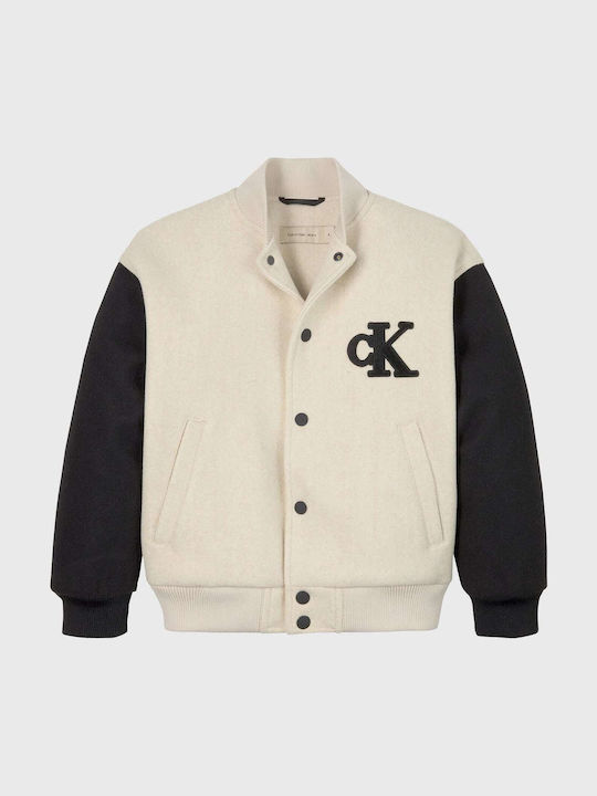 Kids' Casual Jacket Beige College