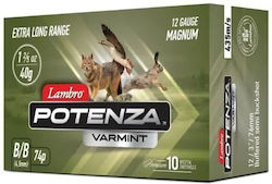 Lambro Φυσίγγια Lambro Potenza Varmint BB Magnum 74βολα Magnum 40gr 10τμχ Lambro Φυσίγγια Lambro Potenza Varmint BB Magnum 74βολα Magnum 40gr 10τμχ