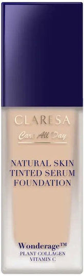 Claresa Natural Skin Liquid Foundation 1w Light Warm 32ml
