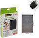 Bossram Mosquito Net for Window with Velcro Fixed Black 130x150cm