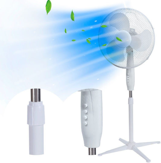 Extralink Breeze Esf-40d-wh White Rack Fan 3 Lopatches 3 Speeds