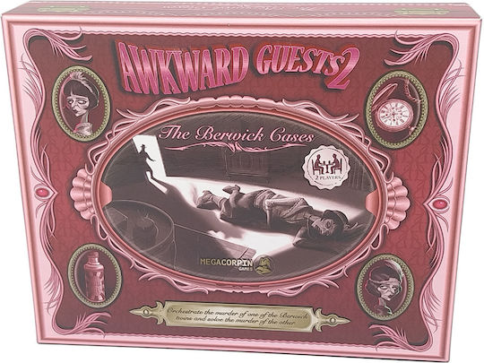 Настолна игра Awkward Guests 2 The Berwick Cases за 2 играчи 12+ години (EN) Megacorpin Games