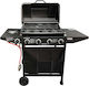 Gas Grill with 4 pcs 10kW and Side Burner