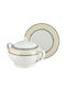 WM Collection White Porcelain Dinnerware Set 72pcs