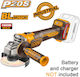 Ingco CAGLI27153 Τροχός 115mm Μπαταρίας Brushle...